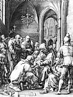 Haarlem Canvas Paintings - Circumcision in the Church of St Bavo at Haarlem